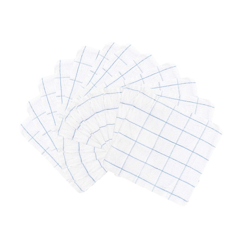 Arkwright, LLC Arkwright Dish Towels for Kitchen - (Pack of 12) Soft, 100% Cotton Terry Dishcloths, Highly Absorbent & Quick Dry, Washcloths for Washing, Drying, and Cleaning Dishes, 12 x 12 in, Blue - Image 2